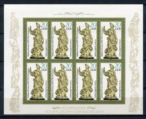 (20578) DDR Nr.2906 II  Kleinbogen         **  postfrisch