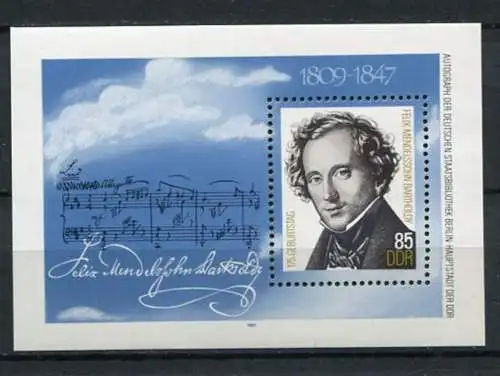 (20564) DDR Nr.2852  Block 76           **  postfrisch