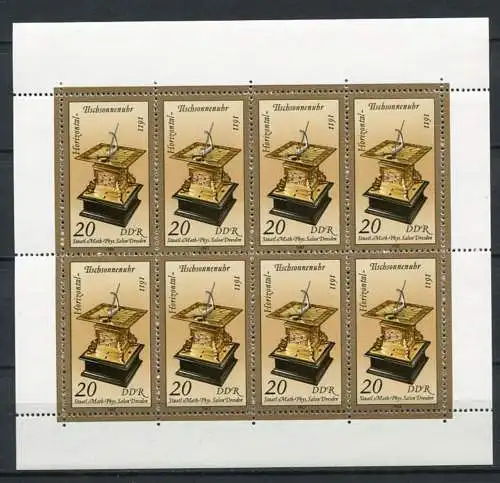 (20545) DDR Nr.2798 Kleinbogen          **  postfrisch