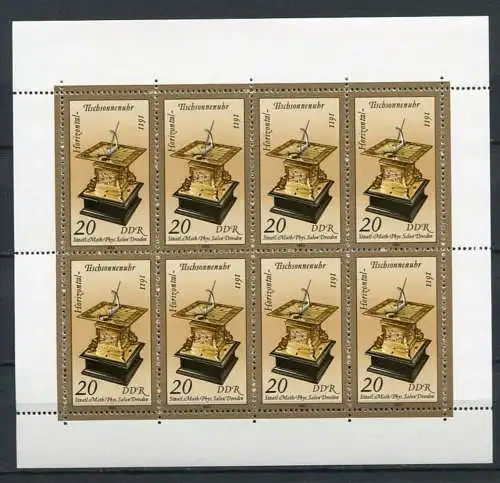 (20544) DDR Nr.2798 Kleinbogen          **  postfrisch
