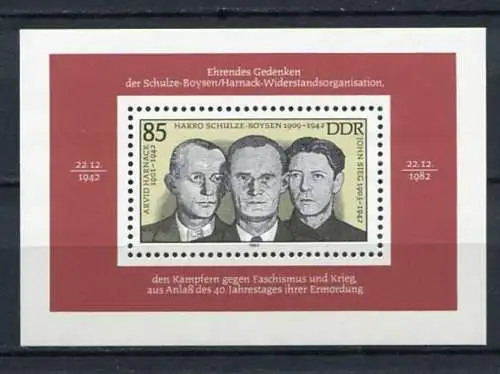 (20536) DDR Nr.2782  Block 70           **  postfrisch