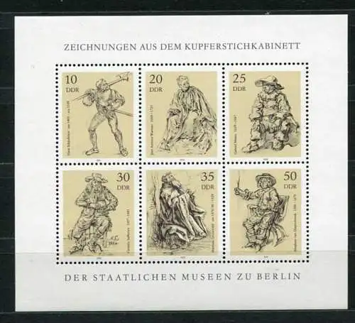 (20453) DDR Nr.2347/52 Kleinbogen     **   postfrisch