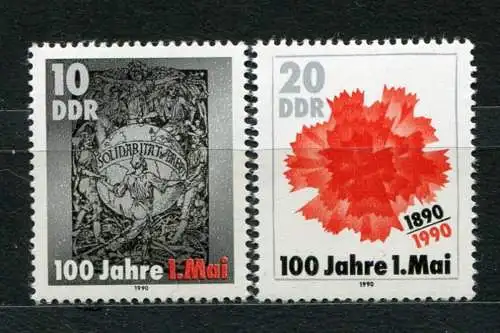 DDR Nr.3322/3     **  mint      (20372) ( Jahr: 1990 )