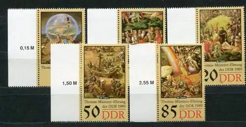 DDR Nr.3269/73     **  mint      (20320) ( Jahr: 1989 ) Rand