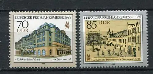 DDR Nr.3235/6     ** mint   (20268)  (Jahr:1989)