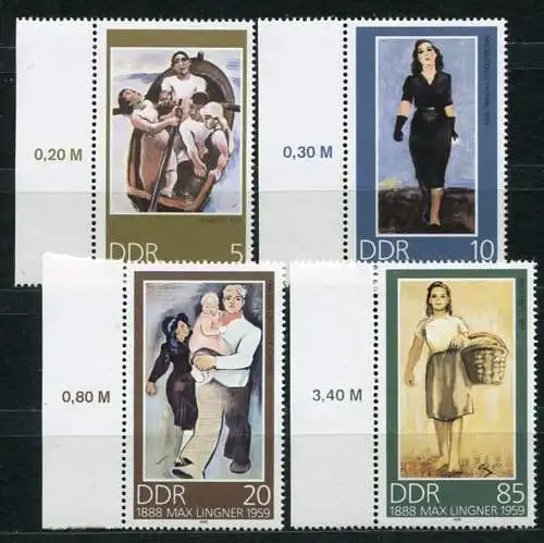 DDR Nr.3209/12      ** mint   (20241)  (Jahr:1988) Rand