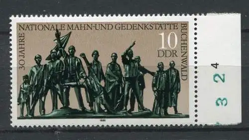 DDR  Nr.3197          **  mint             (20225) ( Jahr 1988 ) Rand