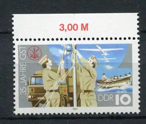 DDR Nr.3117     ** mint   (20157)  (Jahr:1987) Rand