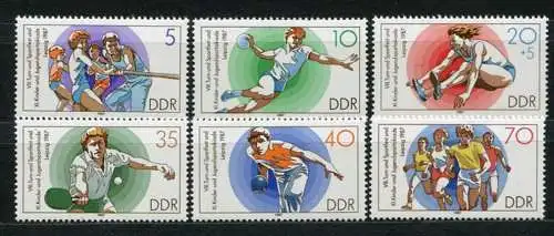 DDR Nr.3111/6     ** mint   (20155)  (Jahr:1987)