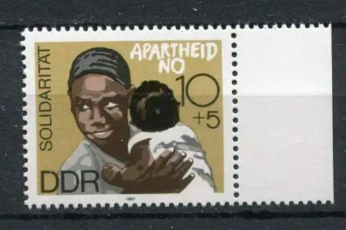 DDR Nr.3105       **  mint      (20150) ( Jahr: 1987 ) Rand