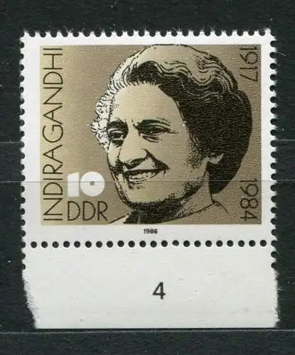 DDR Nr.3056        **  mint      (20114) ( Jahr: 1986 ) Rand