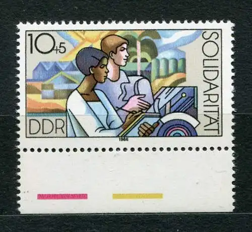 (20110) DDR Nr.3054        **  postfrisch  Rand