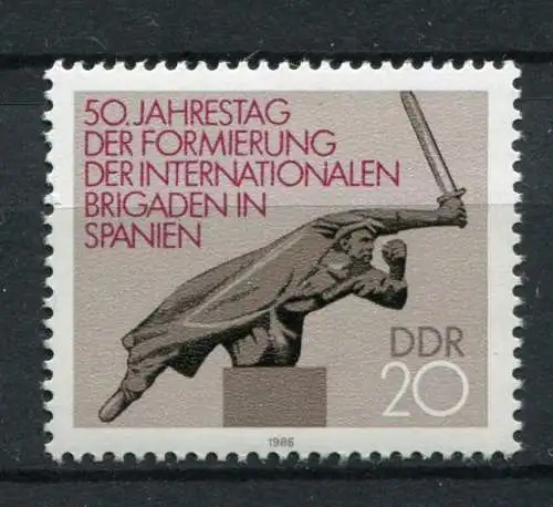 DDR Nr.3050        **  mint      (20105) ( Jahr: 1986 )