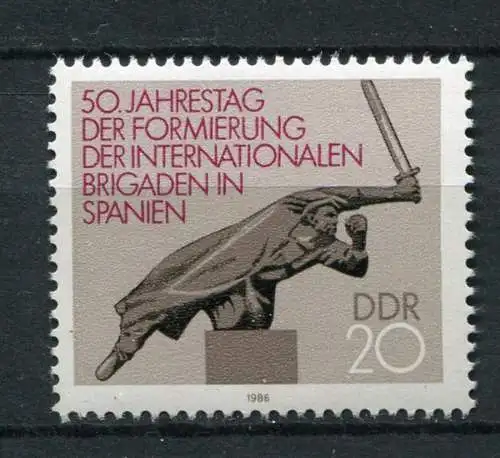 DDR Nr.3050        **  mint      (20103) ( Jahr: 1986 )