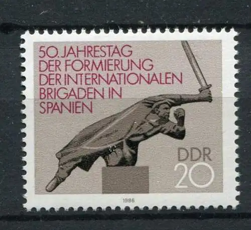 DDR Nr.3050        **  mint      (20102) ( Jahr: 1986 )
