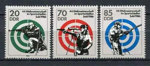 (20091) DDR Nr.3045/7         **  postfrisch