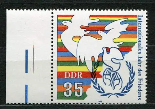(20078) DDR Nr.3036         **  postfrisch  Rand