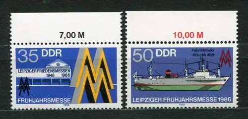 (20043) DDR Nr.3003/4          **  postfrisch  Rand