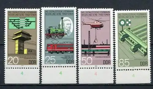 (20016) DDR Nr.2968/71          **  postfrisch  Rand