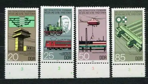 DDR Nr.2968/71          **  mint      (20015) ( Jahr: 1985 ) Rand