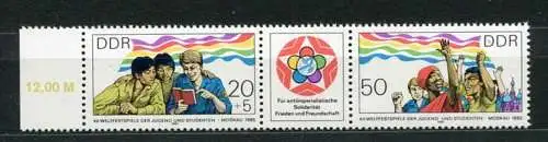 (20003) DDR Nr.2959/60 Streifen          **  postfrisch  Rand