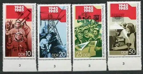 (19976) DDR Nr.2941/4          **  postfrisch  Rand