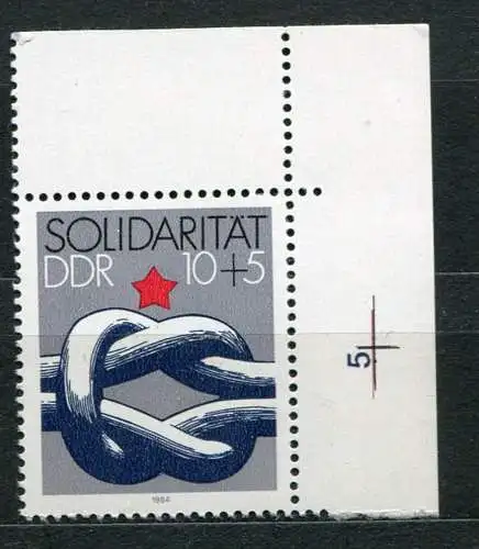 (19949) DDR Nr.2909          **  postfrisch  Eckrand