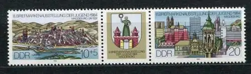 (19940) DDR Nr.2903/4 Streifen           **  postfrisch