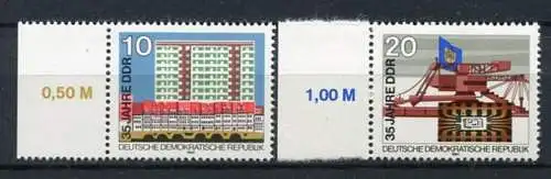 (19926) DDR Nr.2888/9           **  postfrisch  Rand