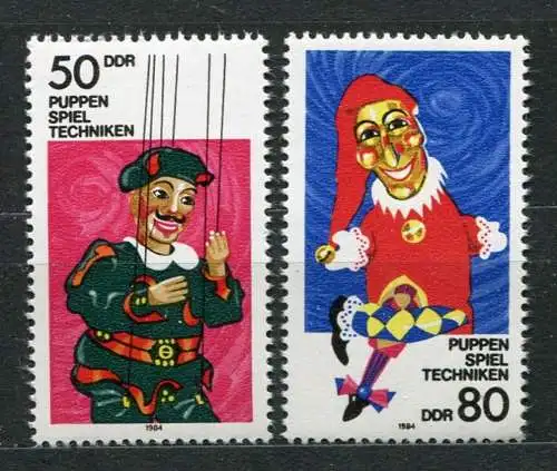 DDR Nr.2876/7          **  mint      (19907) ( Jahr: 1984 )
