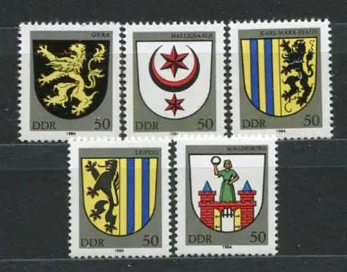 DDR Nr.2857/60           **  mint       (19884) ( Jahr: 1984 )