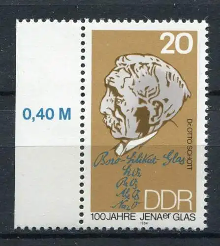 (19878) DDR Nr.2848           **  postfrisch  Rand