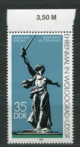 (19864) DDR Nr.2830          **  postfrisch  Rand