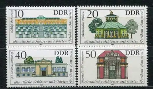 DDR Nr.2826/9          **  mint       (19858) ( Jahr: 1983 )