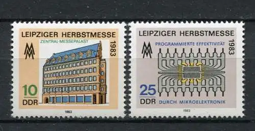 (19853) DDR Nr.2822/3           **  postfrisch
