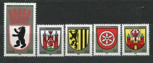 DDR Nr.2817/21           **  mint       (19849) ( Jahr: 1983 )
