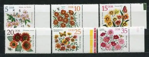 (19777) DDR Nr.2737/42           **  postfrisch  Rand