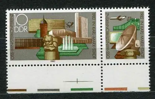  (19765) DDR Nr.2732 Zf           **  postfrisch  Rand