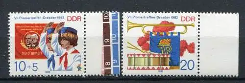 (19761) DDR Nr.2724/5           **  postfrisch  Rand
