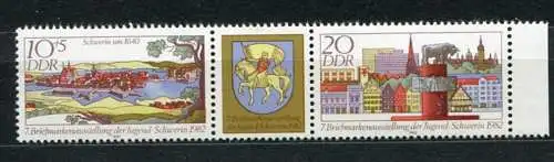 (19758) DDR Nr.2722/3 Streifen             **  postfrisch