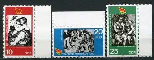 (19735) DDR Nr.2699/2701   **   postfrisch  Rand