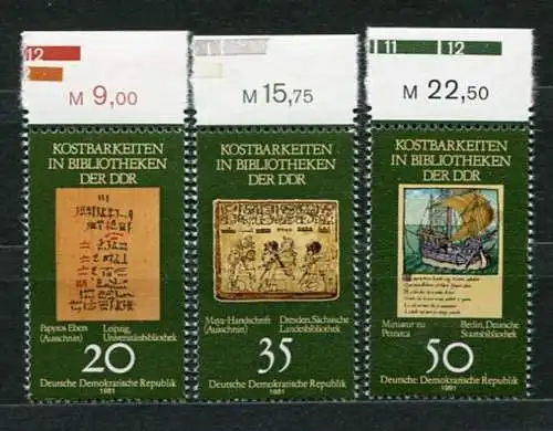(19690) DDR Nr.2636/8            **  postfrisch Rand