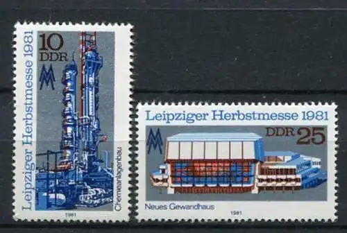 (19686) DDR Nr.2634/5            **  postfrisch