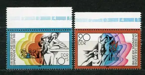 (19667) DDR Nr.2617/8             **  postfrisch Rand