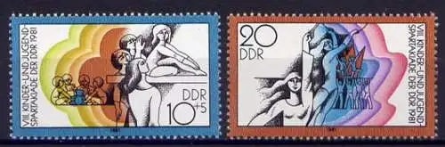 (8826) DDR Nr.2617/8             **  postfrisch