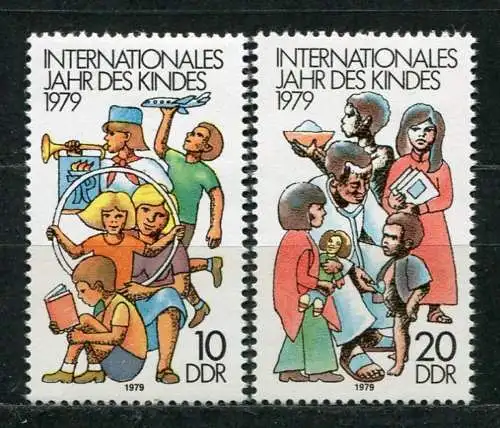 DDR Nr.2422/3             **  mint       (19615) ( Jahr: 1979 )