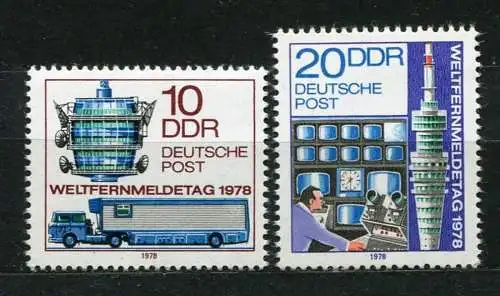 (19607) DDR Nr.2316/7             **  postfrisch