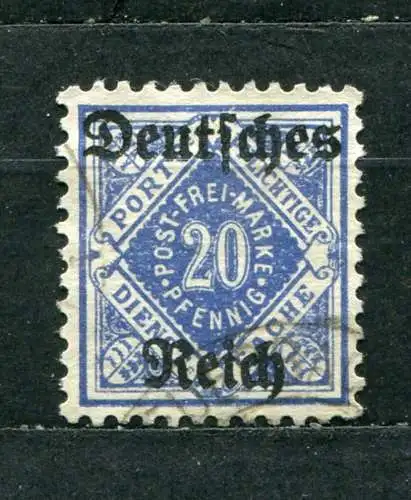 Deutsches Reich Dienst Nr.55          O  used         (3258)