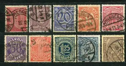 (3255) Deutsches Reich Dienst Nr.24/33          O  gestempelt