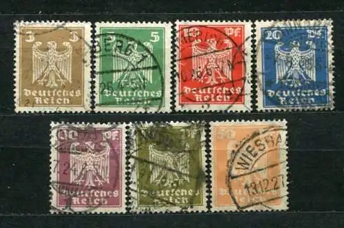 (3073) Deutsches Reich Nr.355/61         O  gestempelt